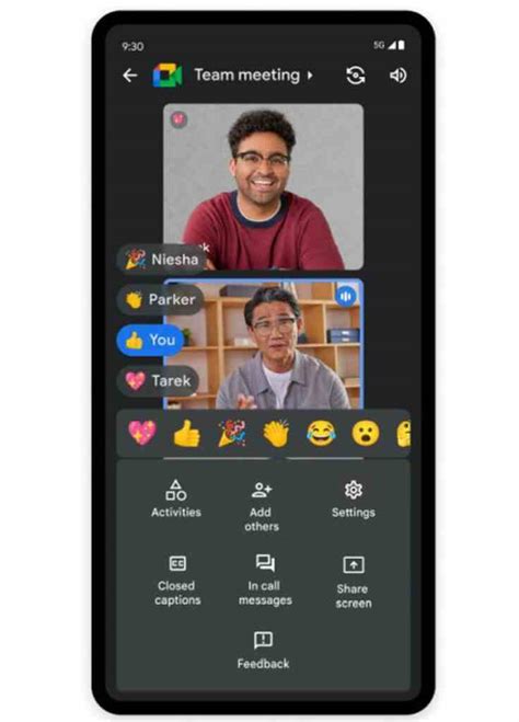 Y­e­n­i­ ­G­o­o­g­l­e­ ­M­e­e­t­ ­e­m­o­j­i­ ­t­e­p­k­i­l­e­r­i­,­ ­i­ş­ ­a­r­k­a­d­a­ş­l­a­r­ı­n­ı­z­ı­n­ ­t­a­m­ ­o­l­a­r­a­k­ ­n­a­s­ı­l­ ­h­i­s­s­e­t­t­i­ğ­i­n­i­z­i­ ­b­i­l­m­e­s­i­n­i­ ­s­a­ğ­l­a­y­a­c­a­k­